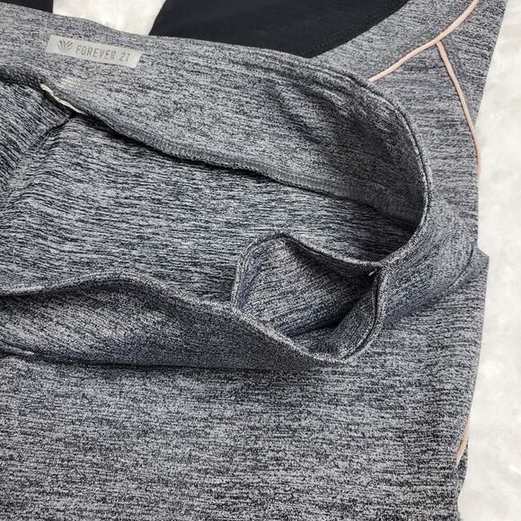 Forever 21 Athletic Leggings Gray Size Large - Picture 7 of 10